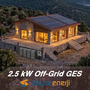 10 kW Güneş Enerjisi Paketi Günlük (Akülü)